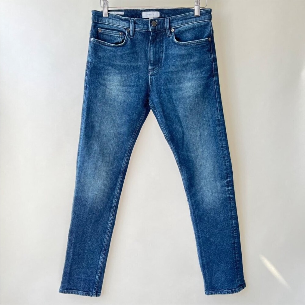 Reiss Slim Stretch Ranch jeans, Medium blue, Size 30, K43